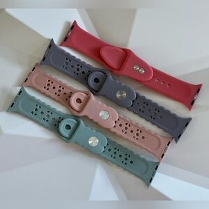 ⌚️Set of Silicone Watch Straps For Apple iWatch - FOR A SINGLE PRICE!